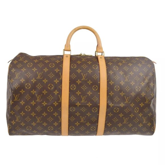 Louis Vuitton Monogram Keepall 55 Travel Duffle Handbag - Picture 2 of 10